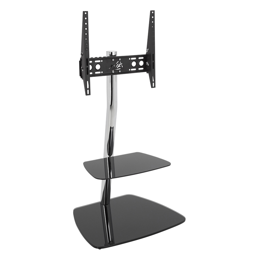 AVF Iseo Black Glass Pedestal TV Unit Image 2