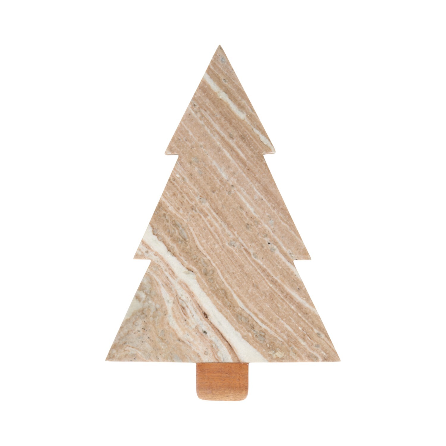 Marble and Wood Christmas Tree Board Image 2