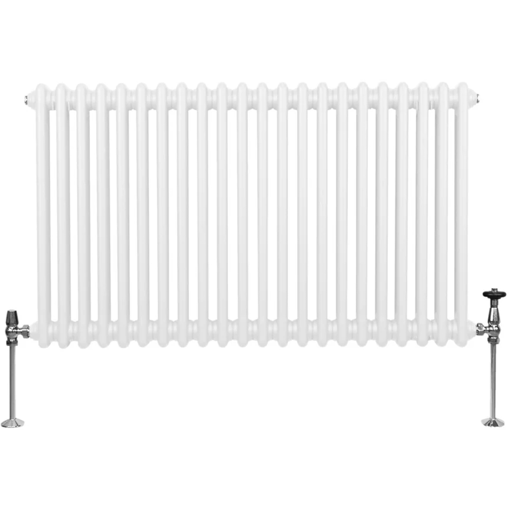 Monster Shop 4276 BTU White Traditional 2 Column Radiator 600 x 1012mm Image 1
