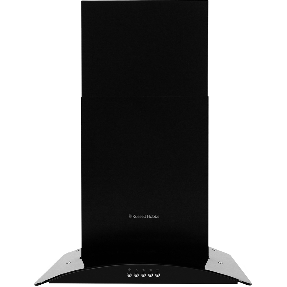 Russell Hobbs RHGCH601B-M/01 Black 60cm Wide Chimney Cooker Hood Image 2