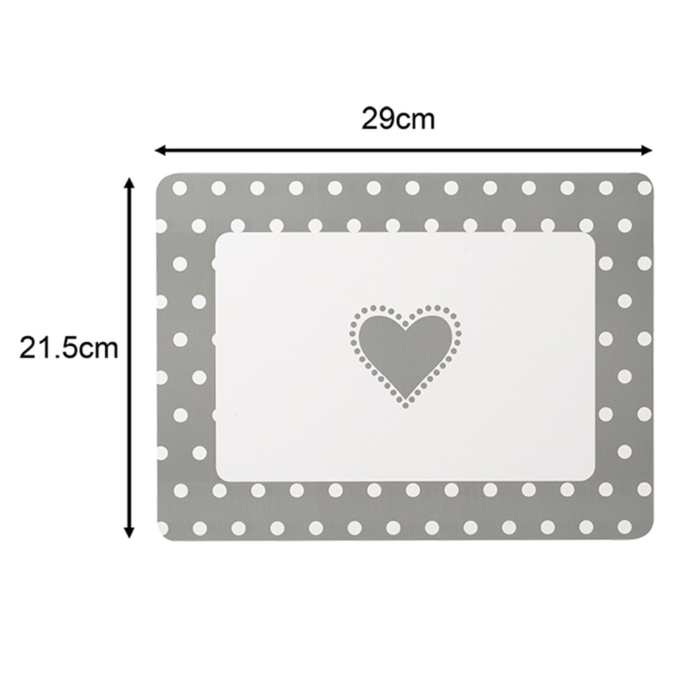 Waterside Grey Heart 80 Piece Dinner Set Image 9