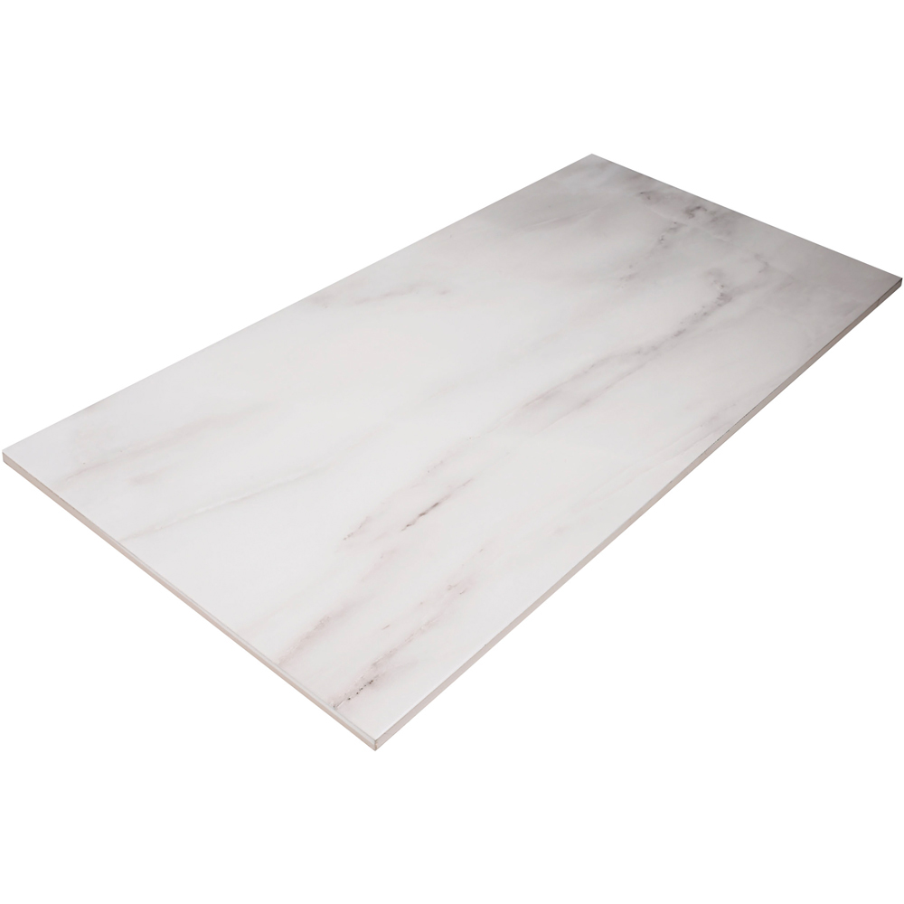 Johnson Tiles Bianco Marble Effect Satin Finish Taupe Rectified Tile L600 x W300mm 9 Pack Image 3