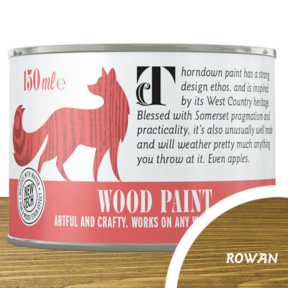 Thorndown Rowan Satin Wood Paint 150ml Image 4