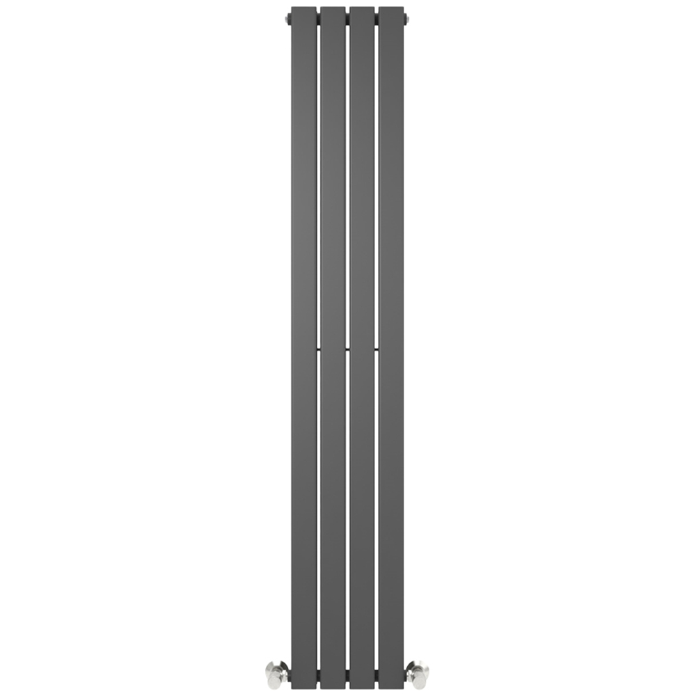 Anthracite 4442 BTU Double Flat Panel Vertical Column Radiator 1800 x 272mm Image 3