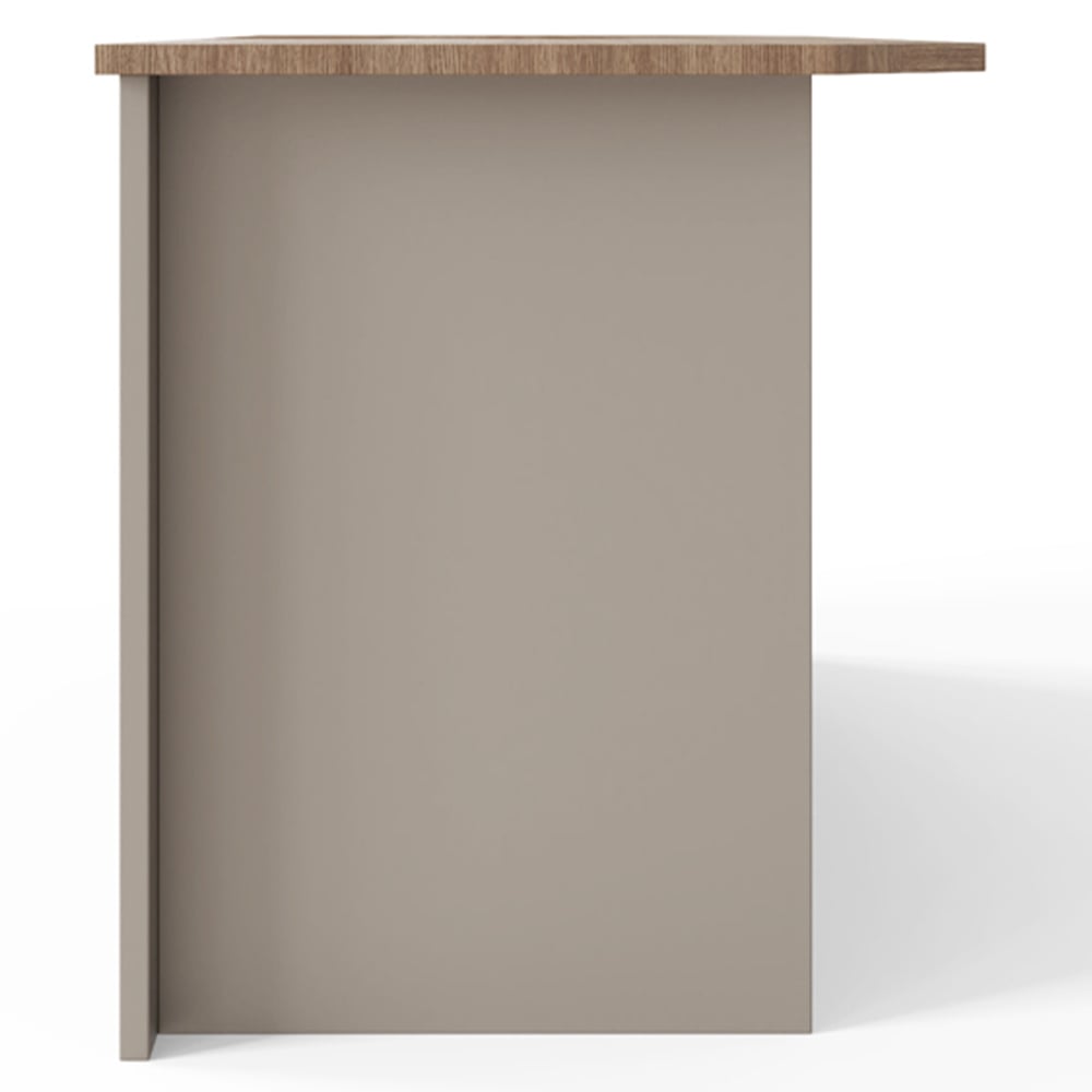 GFW Lancaster 2 Drawer Grey Corner TV Unit Image 6