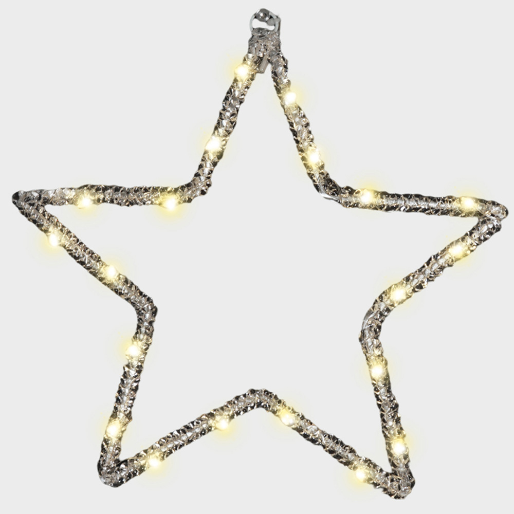 Xmas Haus LED Warm White Hanging Star Image 2