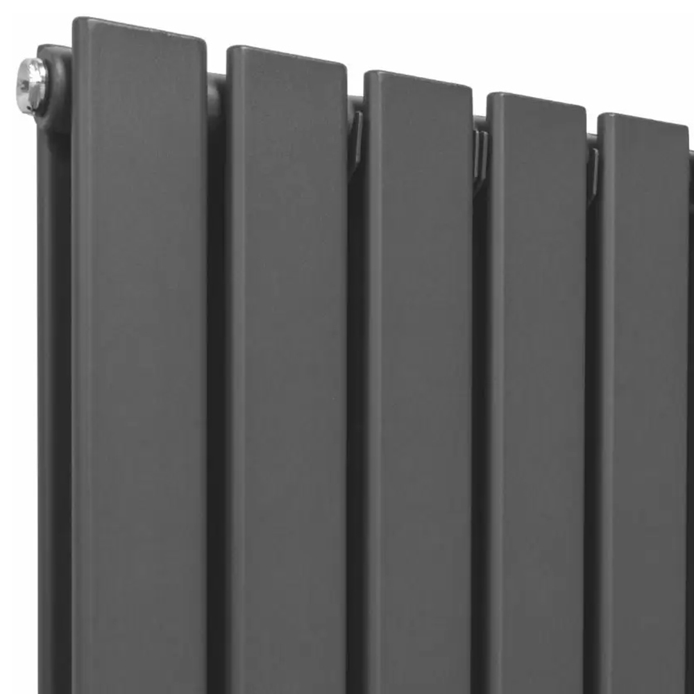 MonsterShop Anthracite Grey Flat Radiator 1800 x 420mm Image 4