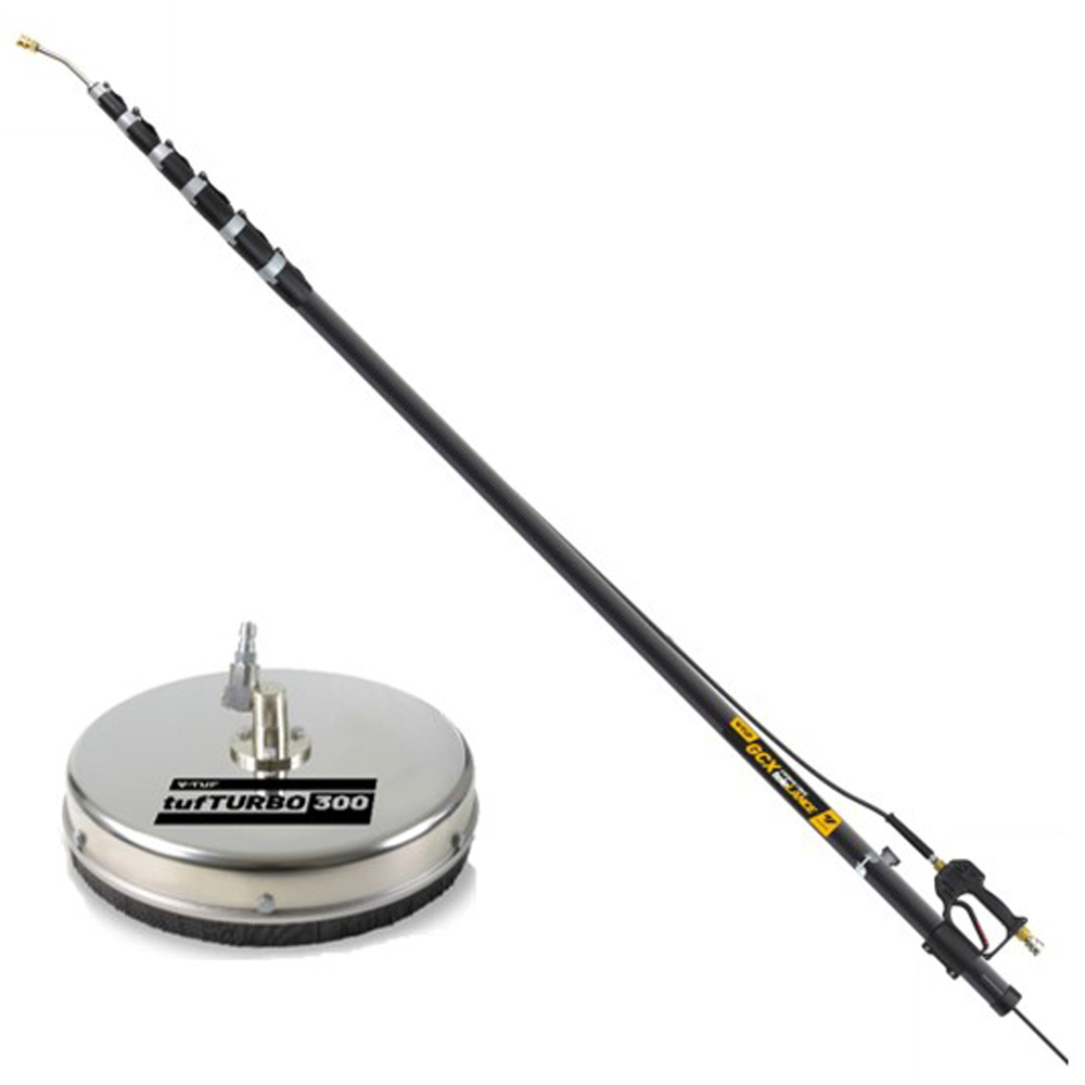 V-TUF T2.GCX42CF-KIT1 teleLANCE Carbon Fibre Telescopic Lance 2.5 to 12.8m and Roof Cleaner Kit Image 2