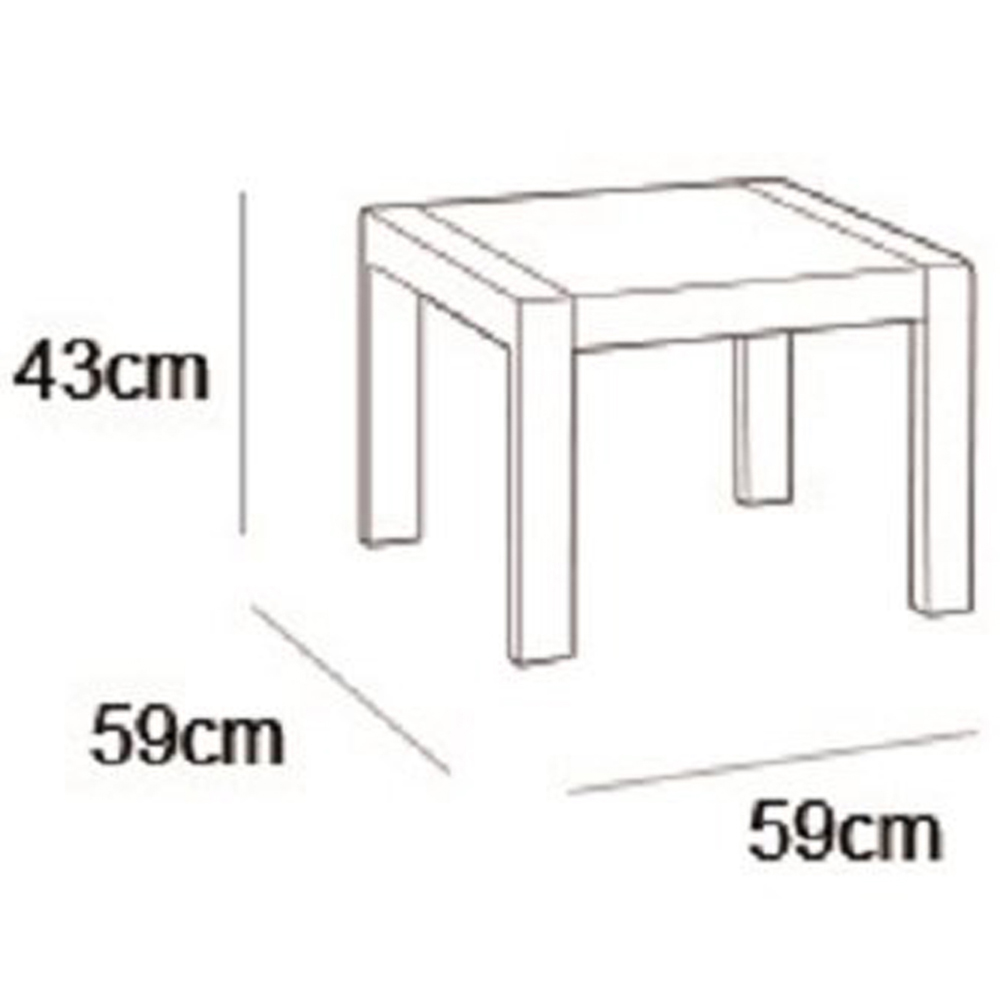 Keter Rosario 2 Seater Bistro Set Image 8