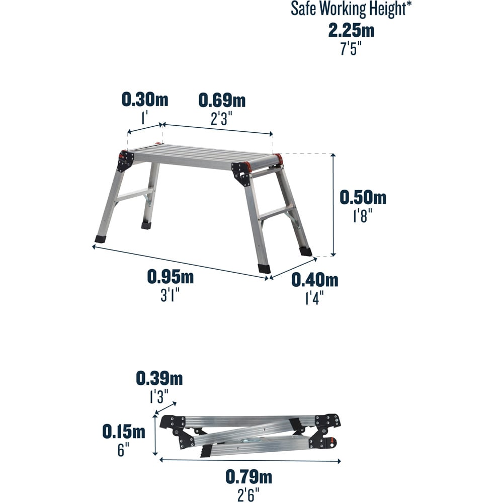 Werner Compact Aluminium Work Platform Image 4