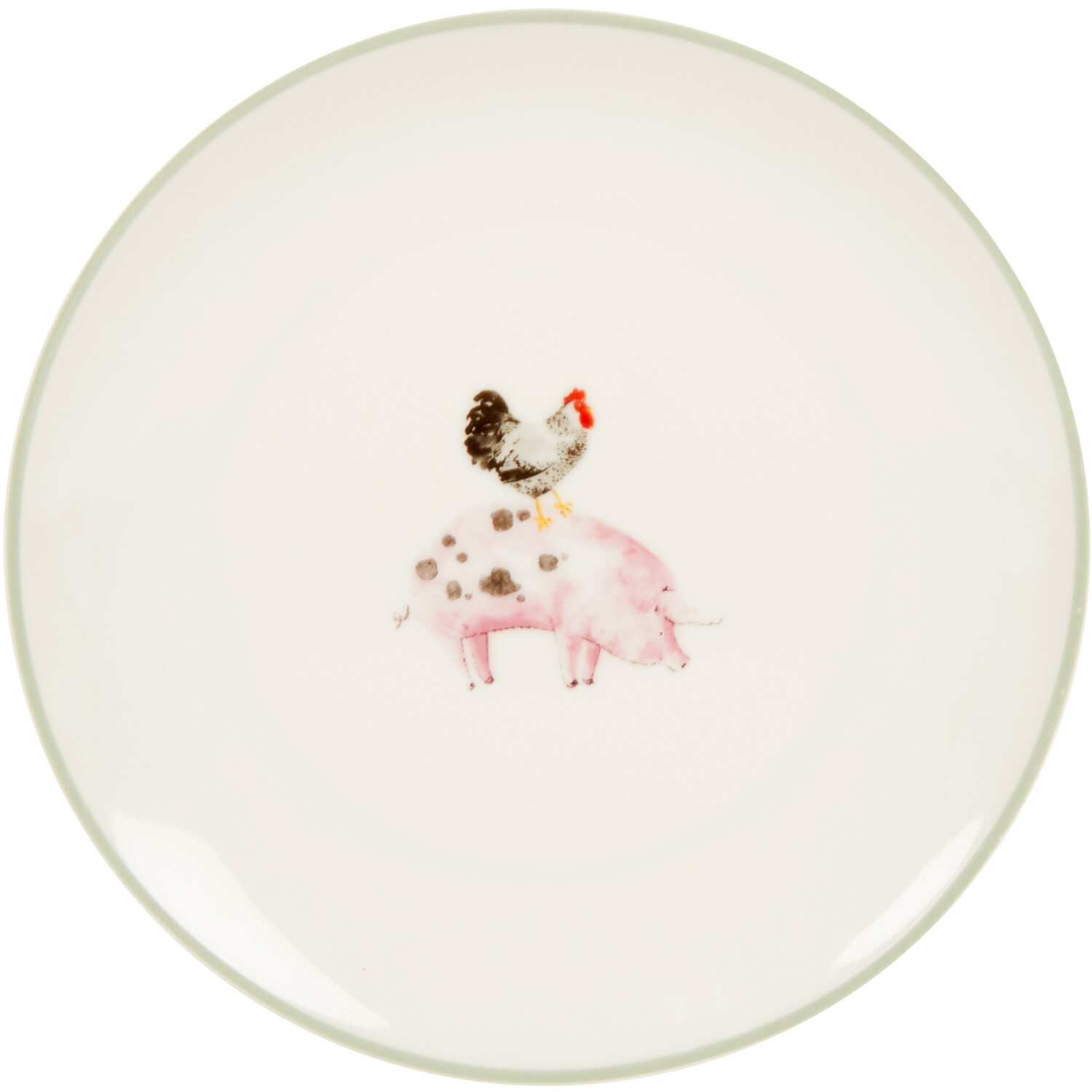 Daisy Farm Side Plate 7.5 inch - White Image 1