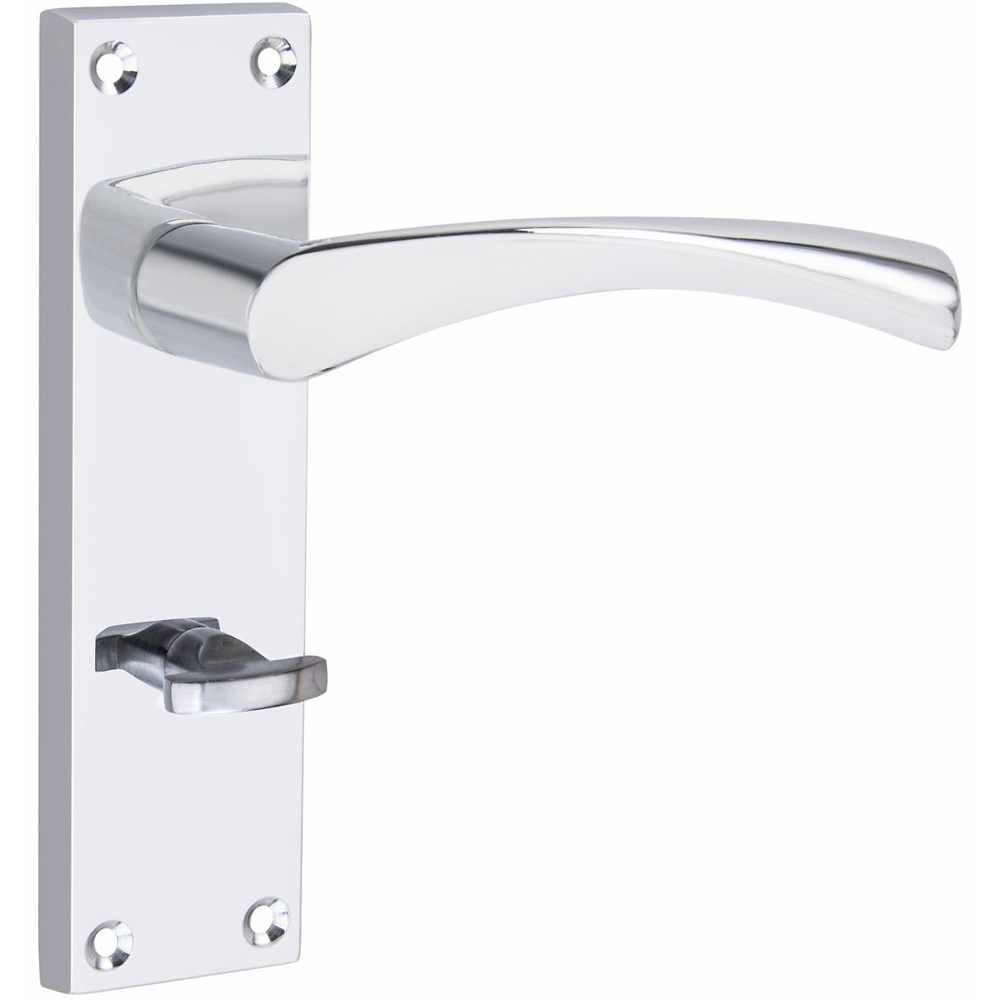 Golden Grace Silver Victorian Scroll Astrid Bathroom Handle 64mm 150 x 40mm Image 2