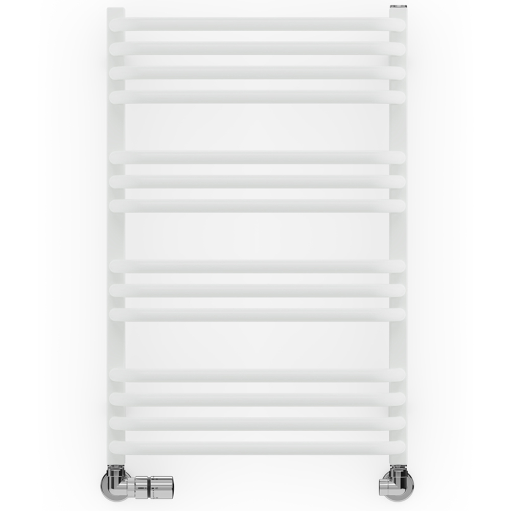Terma Alex White Heated Towel Rail 760 x 500mm Image 3