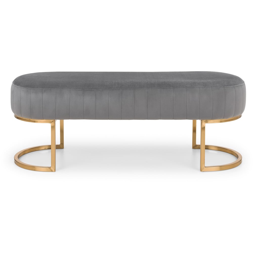 Julian Bowen Harrogate Grey Bench Image 3