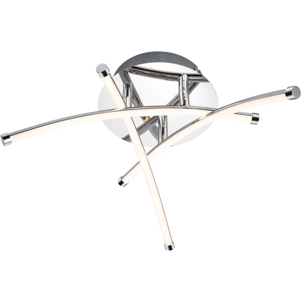 Cosylyte Hatton 3 Light Chrome LED Ceiling Light Image 3