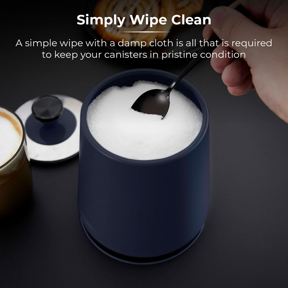 Tower Sera Midnight Blue 3 Piece Kitchen Canister Set Image 5