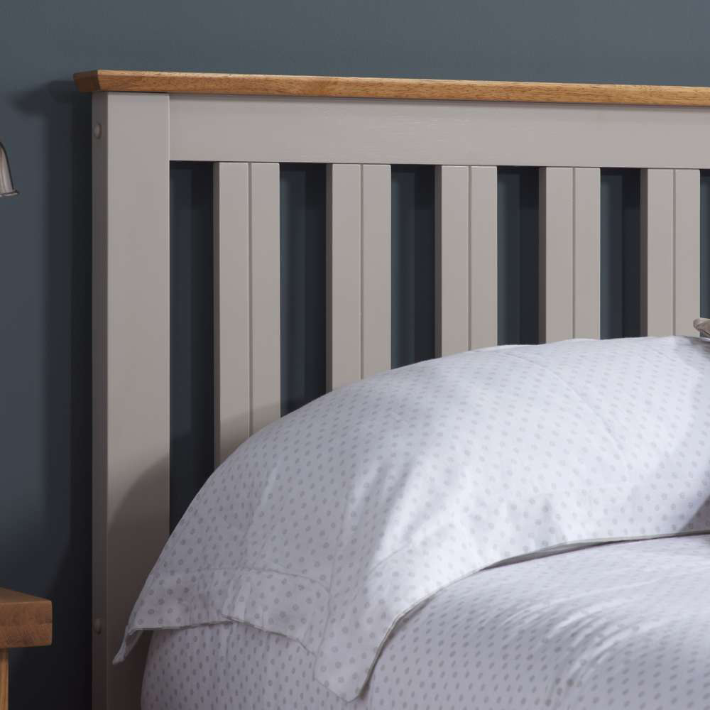 Phoenix Small Double Grey Ottoman Bed Image 5