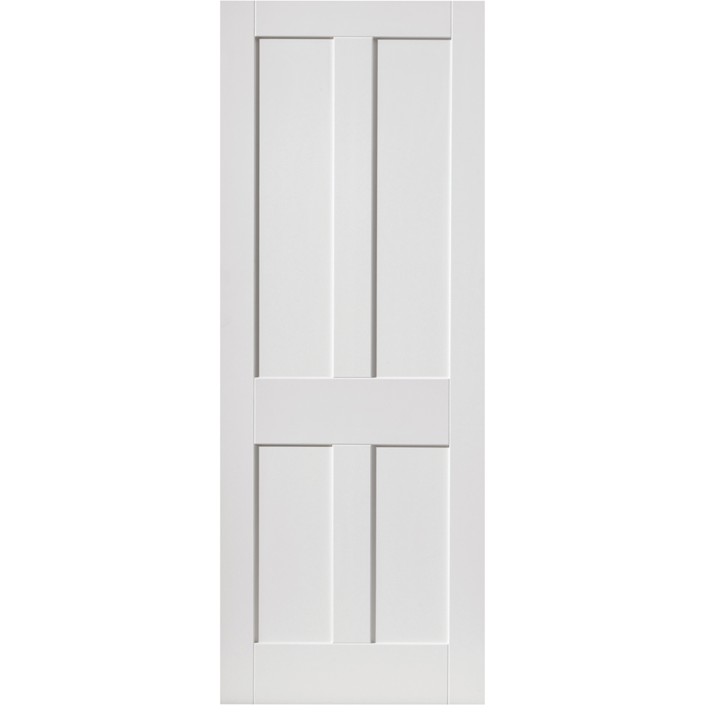 JB Kind Rushmore Shaker White Primed Internal Door 1981 x 838mm Image 1