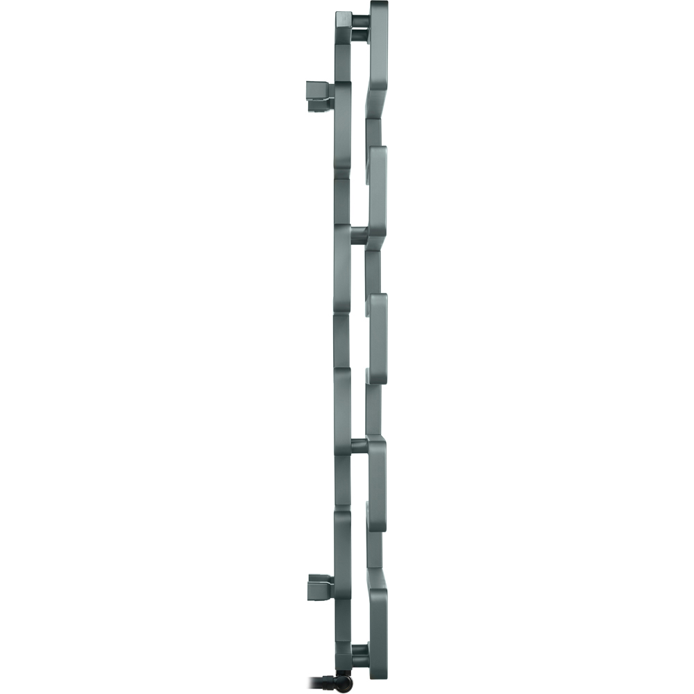 Terma Bookie 2110 BTU Strom Sky Grey Electric Heated Towel Rail 1155 x 500mm Image 5