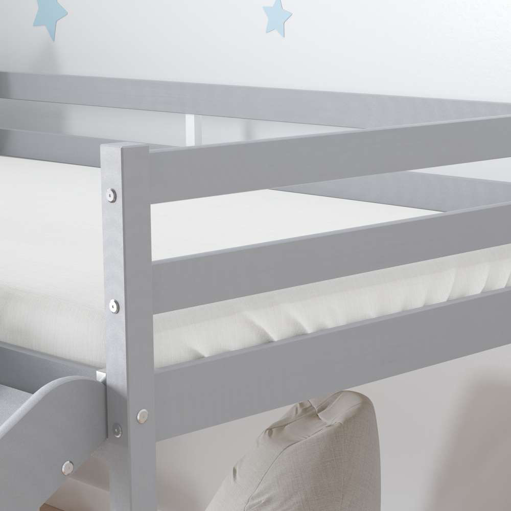 Frankie Single Grey Midi Sleeper with Slide Image 8