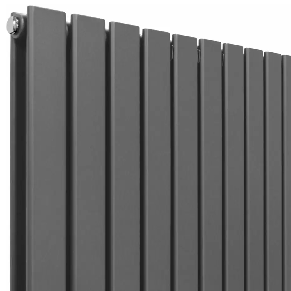 MonsterShop Anthracite Grey Flat Radiator 1600 x 700mm Image 3