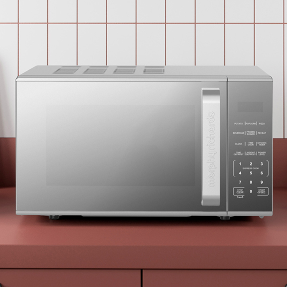 Morphy Richards 511442 Digital Stainless Steel Handle 20L Microwave with Acrylic Membrane Panel Image 6