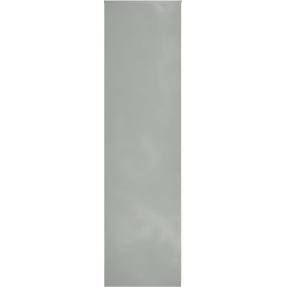 Crowndale Diamond 5 Shelf Dusk Grey Tall Open Wardrobe Ready Assembled Image 3
