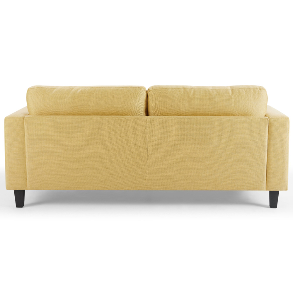 Home Detail Dale 3 Seater Mustard Linen Sofa Image 4