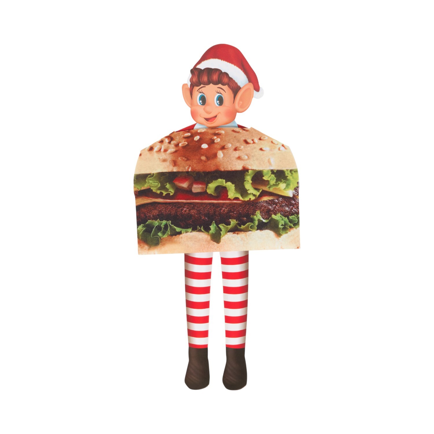 Hamburger Outfit Brown Image 3