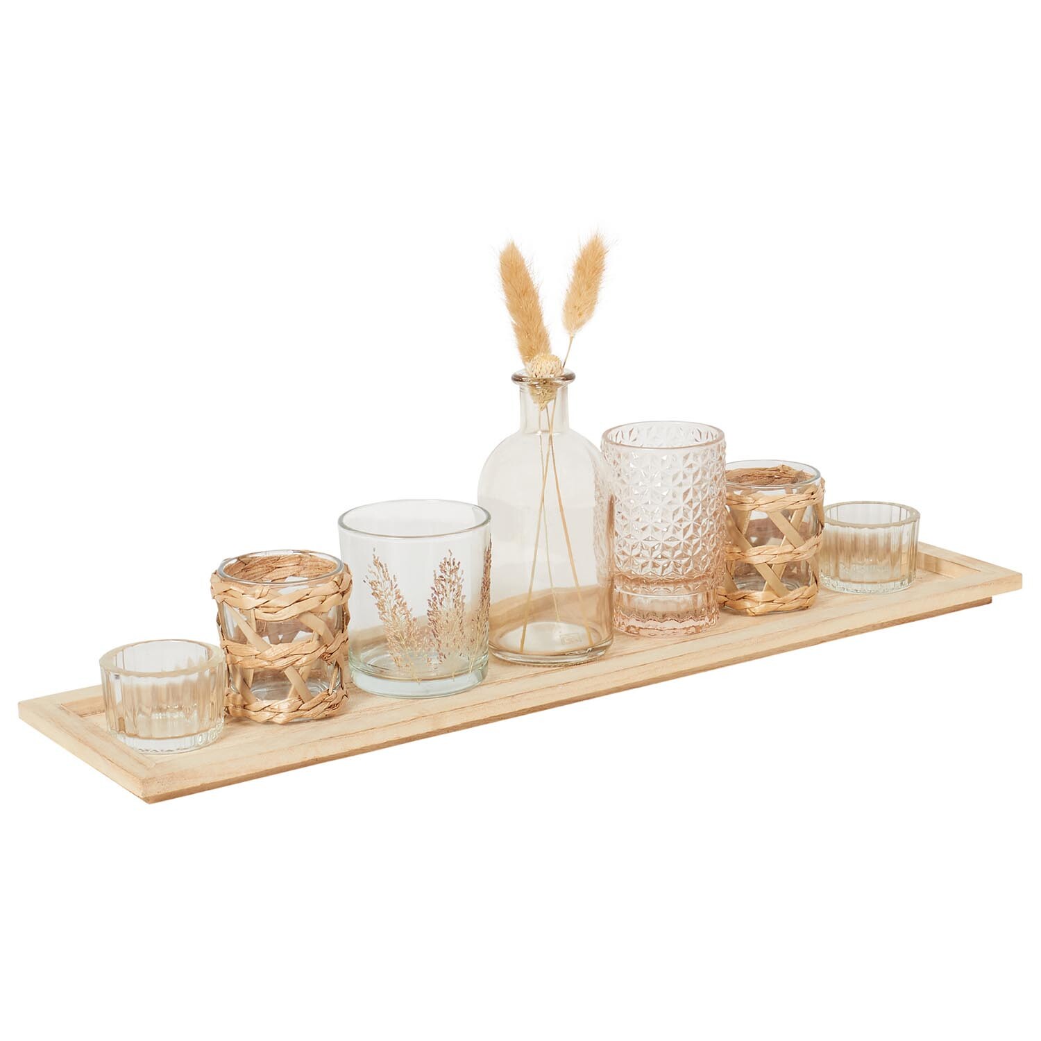 Bohemia Candle Tray - Natural Image 2