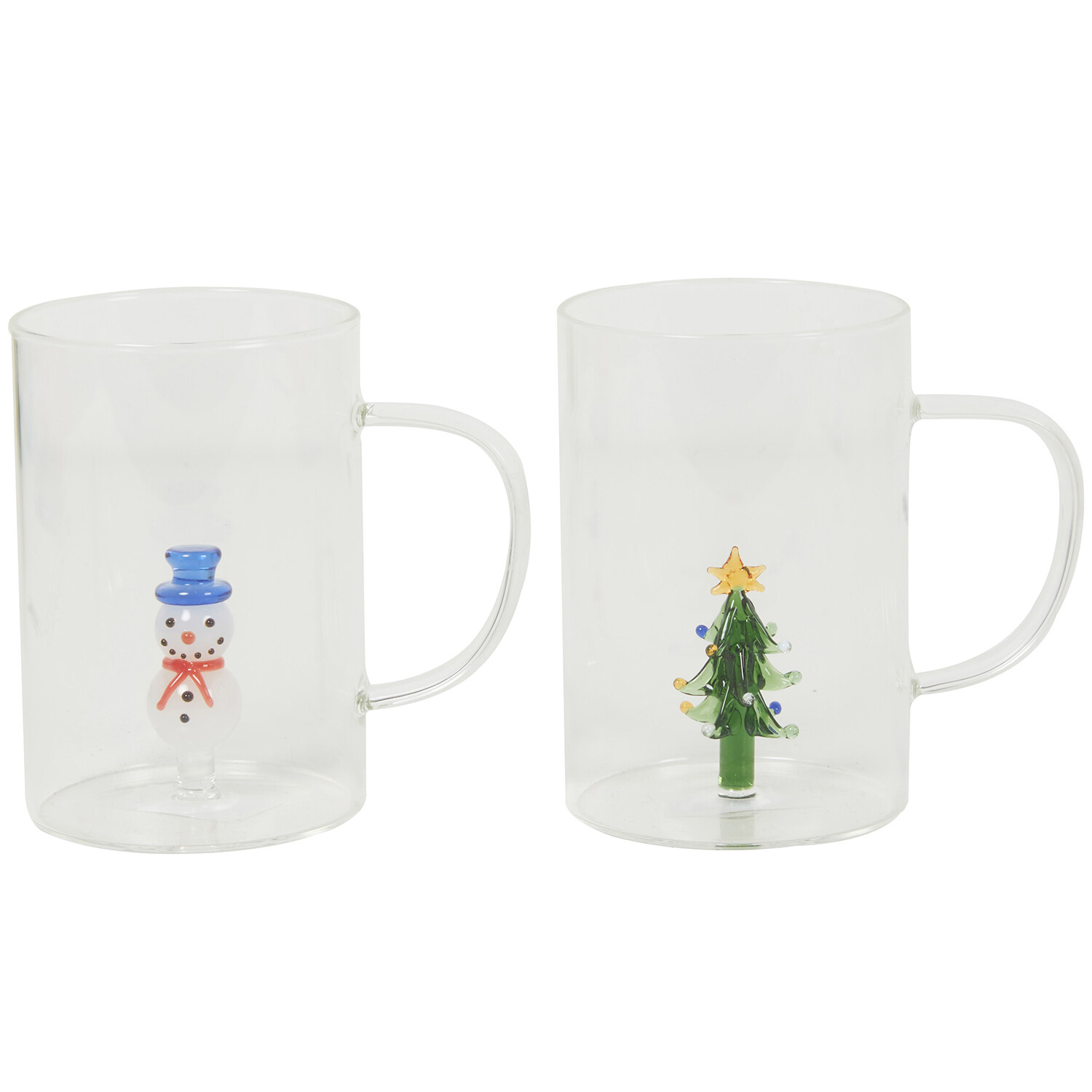 Christmas Glass Decor Mug - Clear Image 7