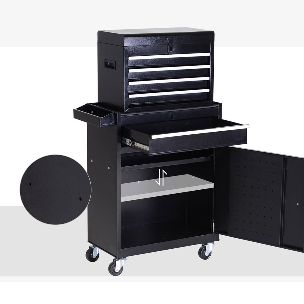 DURHAND 2 in 1 Tool Chest and Cabinet Set Image 6
