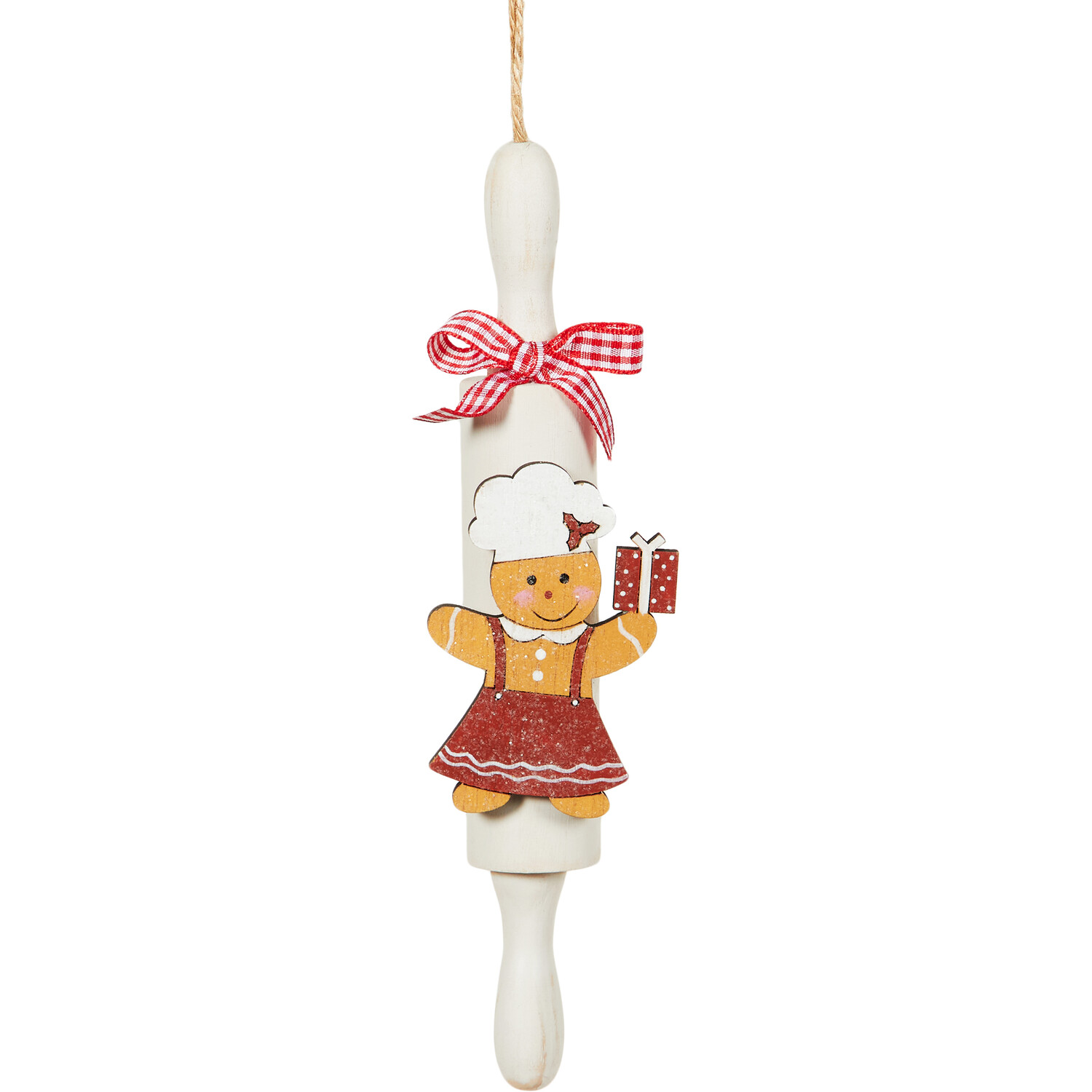 Rolling Pin Gingerbread Decoration Image 2