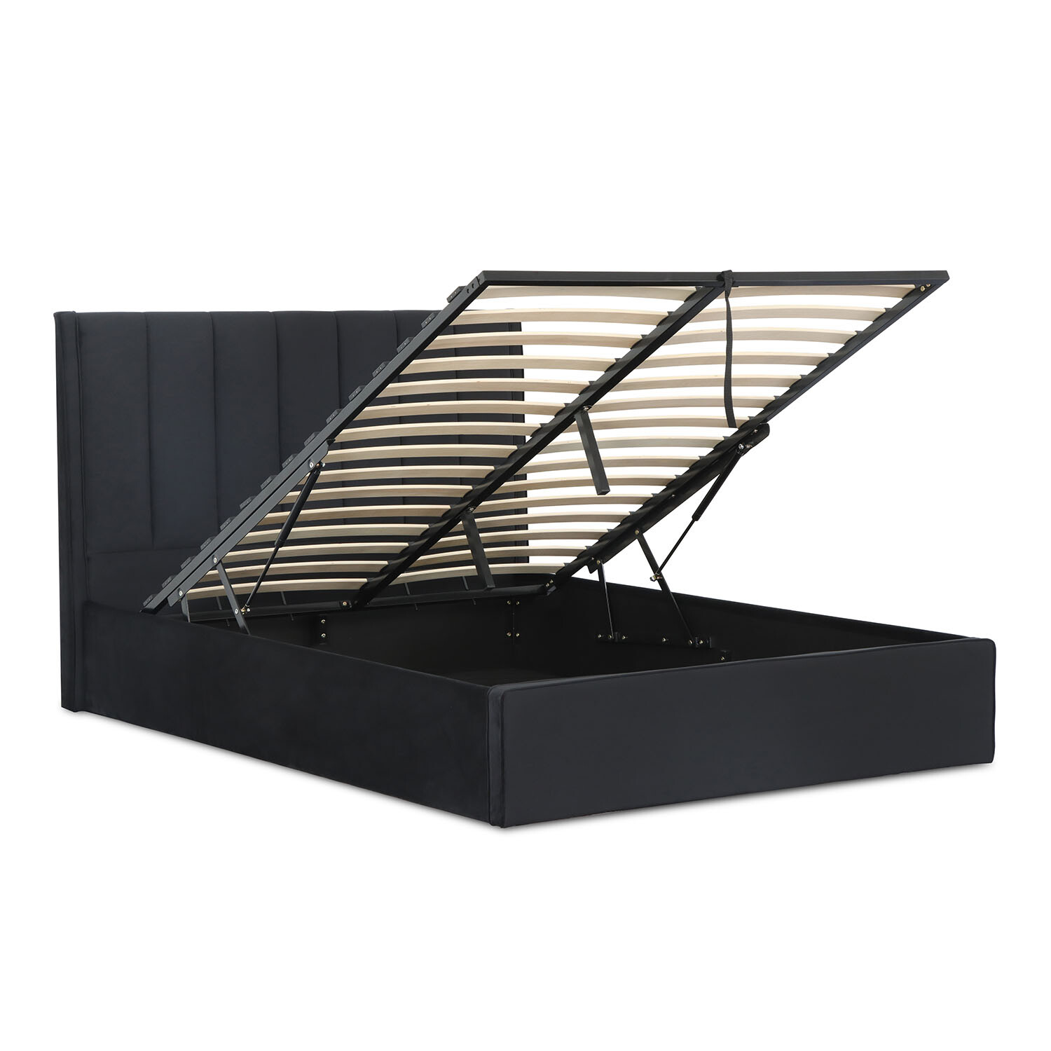 Willow Ottoman Black - Black / King Image 13