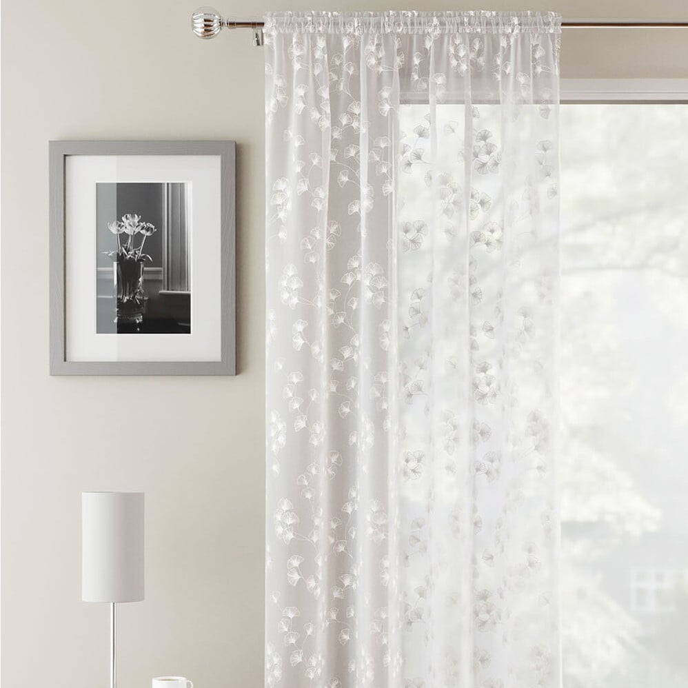 Delila Single Panel - White / 137cm Image 1