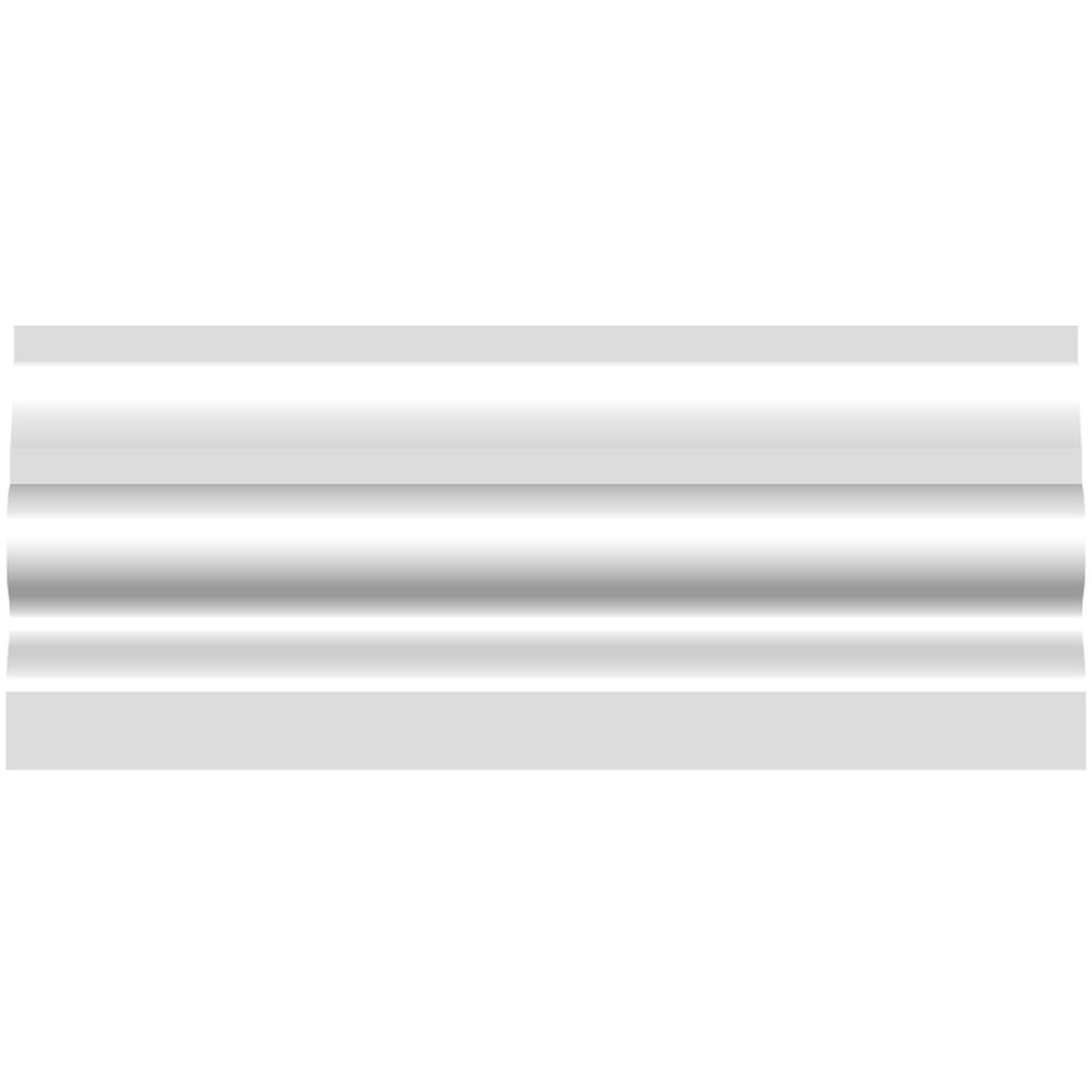 National Skirting White Venice Primed Dado Rail 25mm 50 x 2300mm Image 2