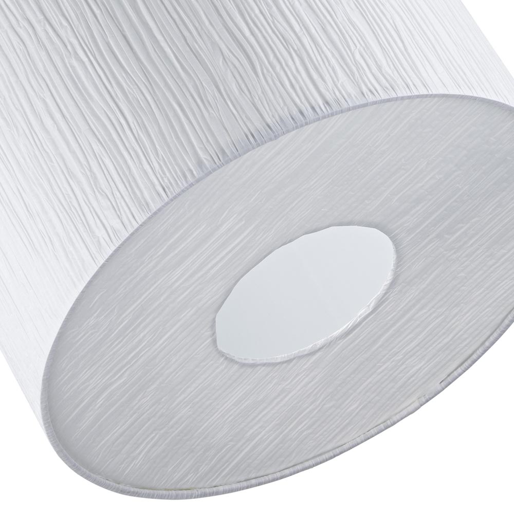 Happy Homewares White Wrinkled Paper Pendant Shade Image 3
