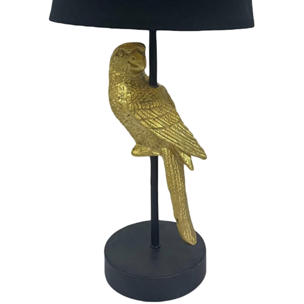 Acacia Home Black Shade Table Lamp 22.8cm Image 3