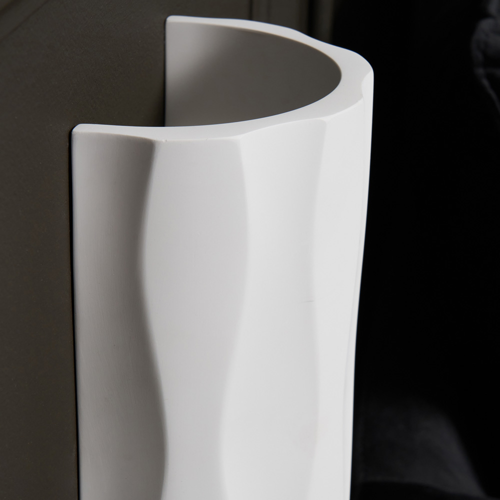 Inlight Pordis Paintable Plaster Up and Down Wall Light Image 5