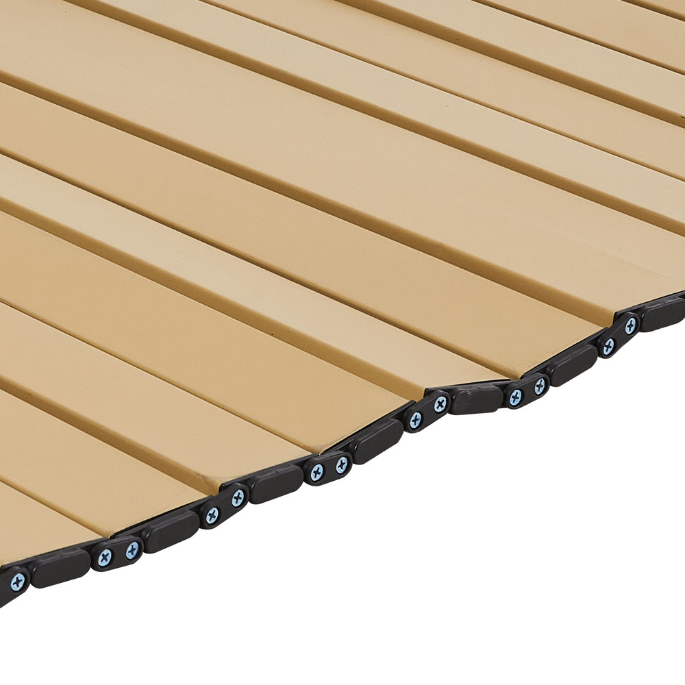 Living and Home 4 Seater Beige Portable Folding Camping Set Image 6