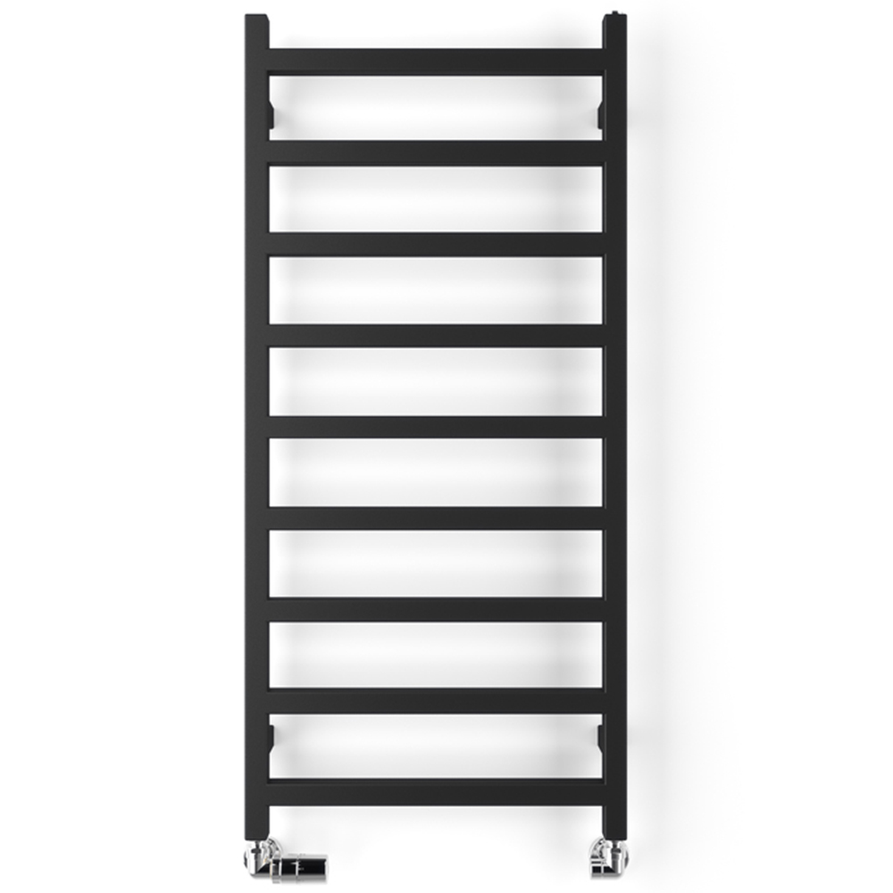 Terma Simple Heban Black Heated Towel Rail 1350 BTU 1080 x 500mm Image 3