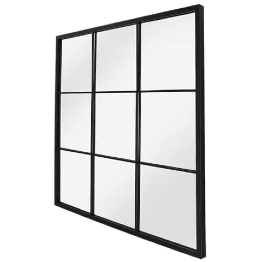 Fallen Fruits Black Square Outdoor Wall Mirror 90 x 90cm Image 3