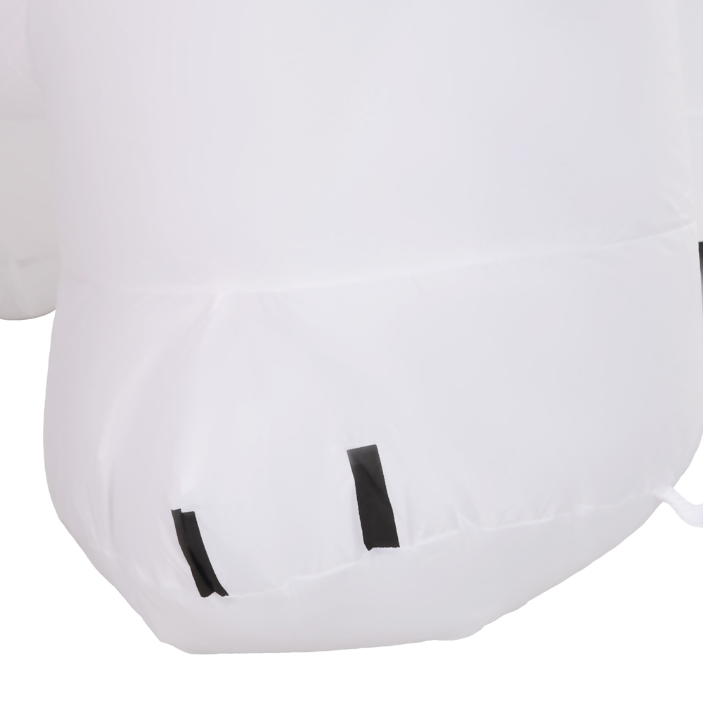 Everglow LED Inflatable Santa Claus with Polar Bear Christmas Decoration 5.5ft Image 3