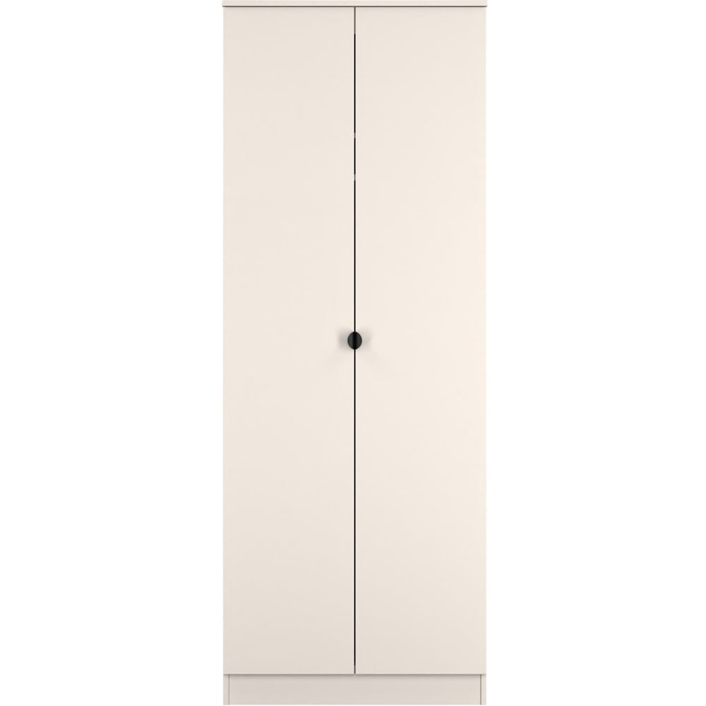Crowndale Bora 2 Door Kashmir Matt Tall Double Wardrobe Image 2