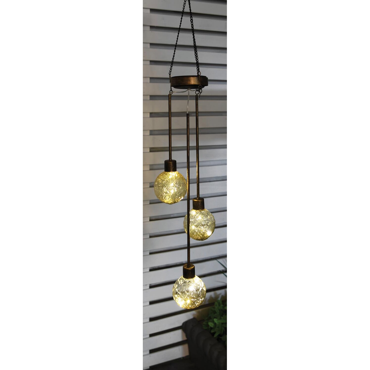 Solar Trio Ribbed Pendant Light Image 3