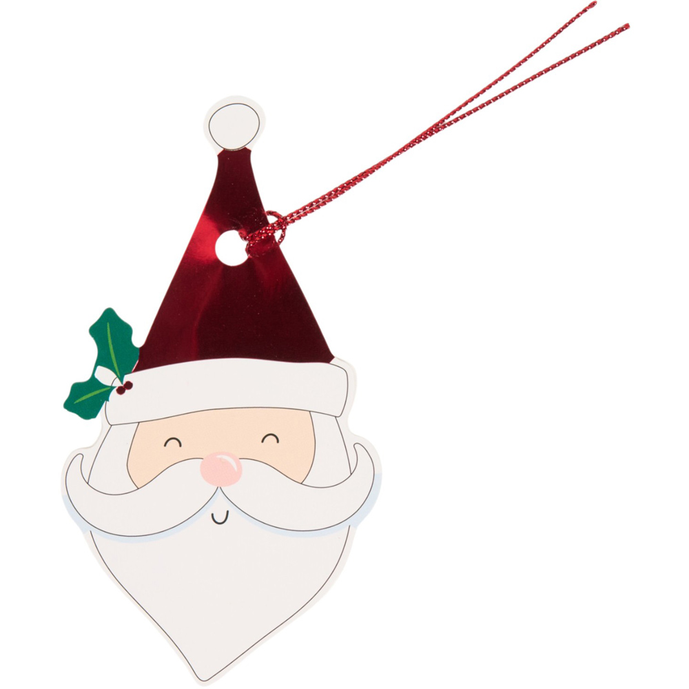 Pack of 20 Santa Face Gift Tags Image 5