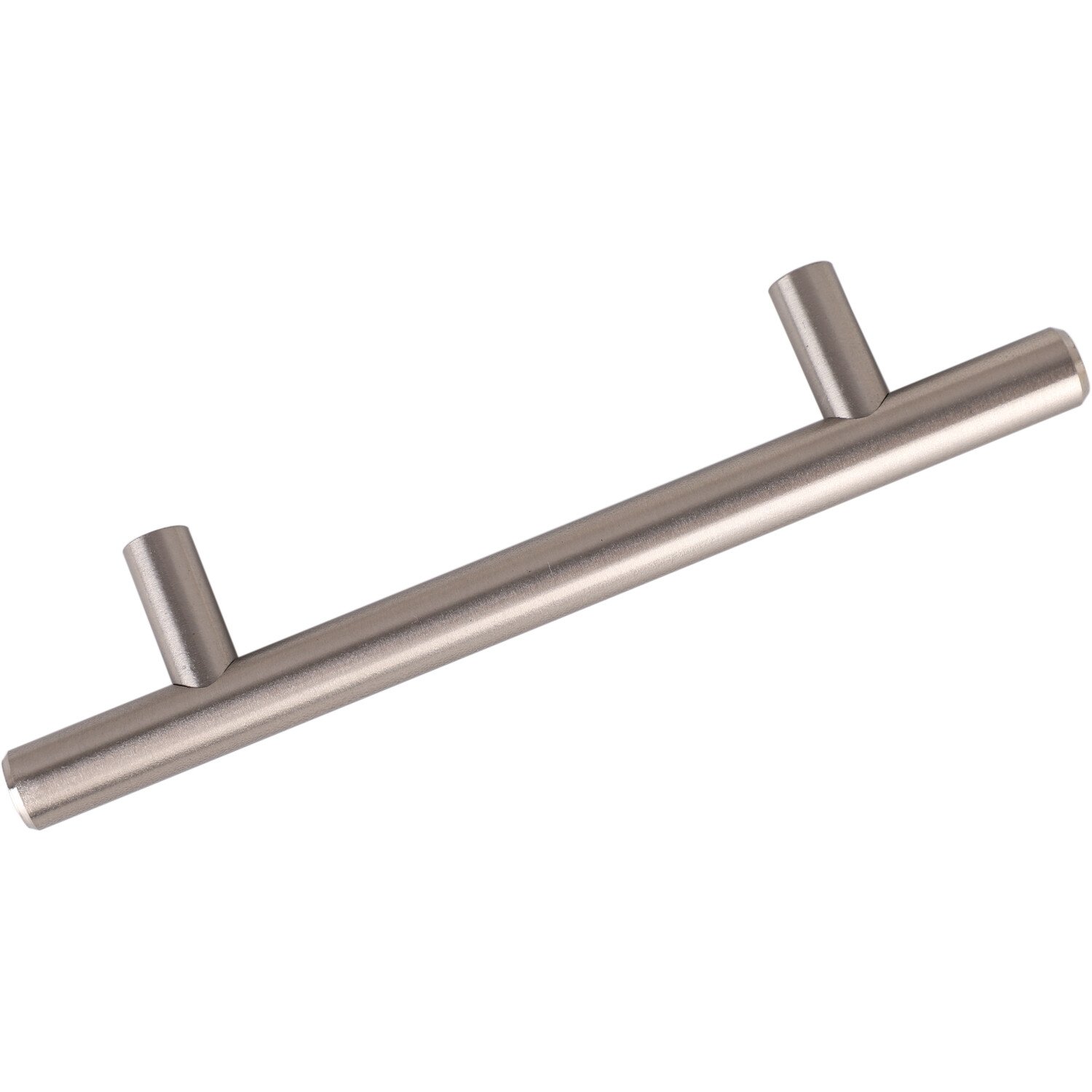 Pack of 2 T Bar Cabinet Pull Handles Brushed Nickel Image 2