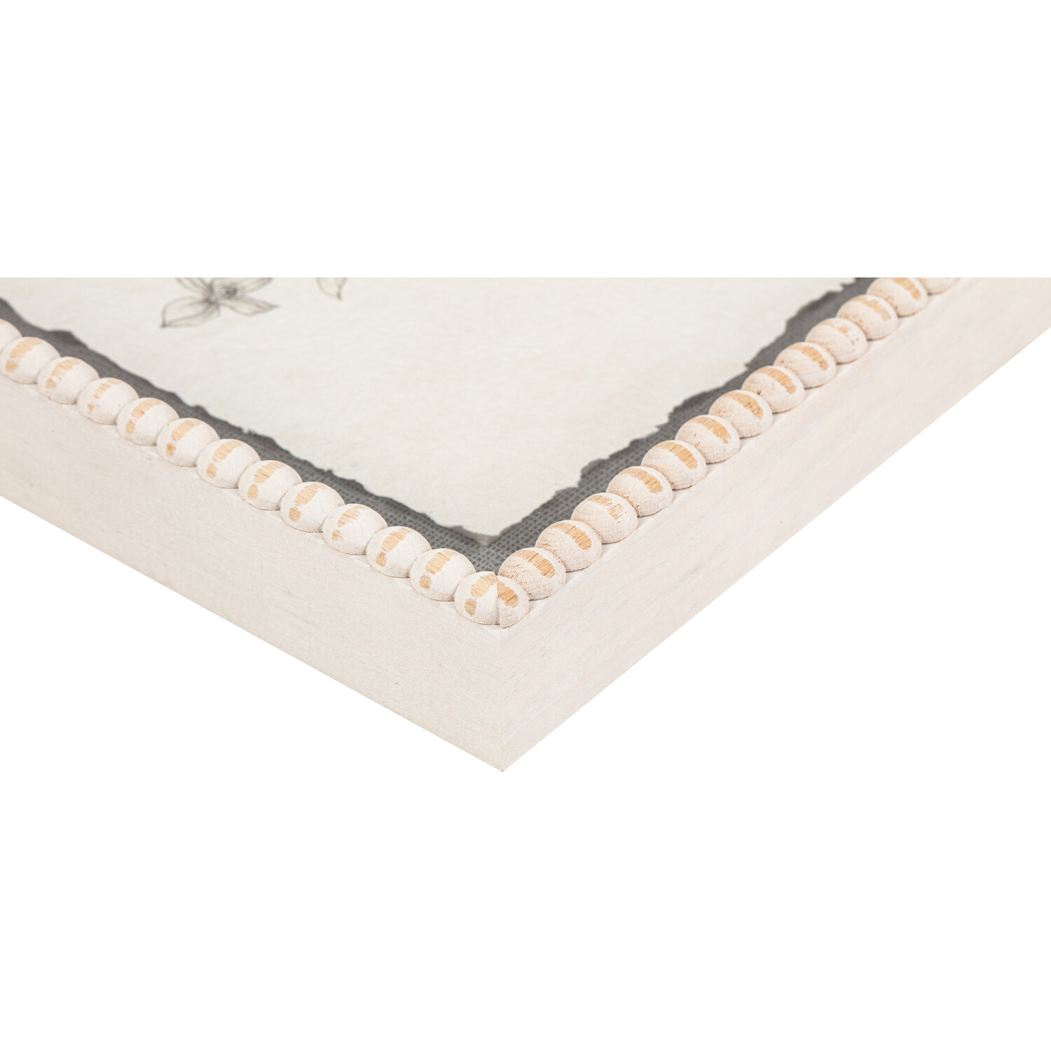 Flower Hand Sketch Effect Framed Art Image 6