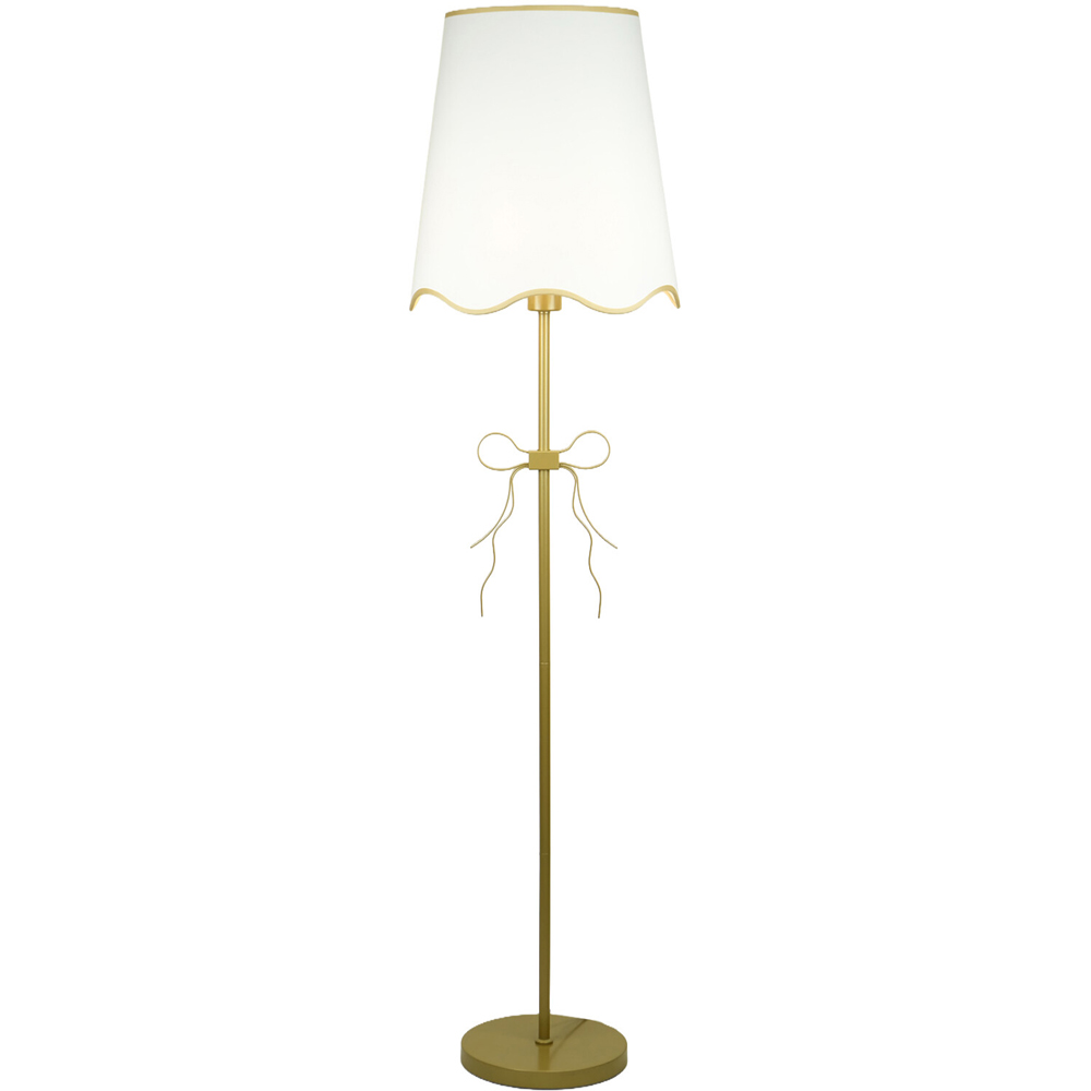 Gold Bow Floor Lamp Image 2