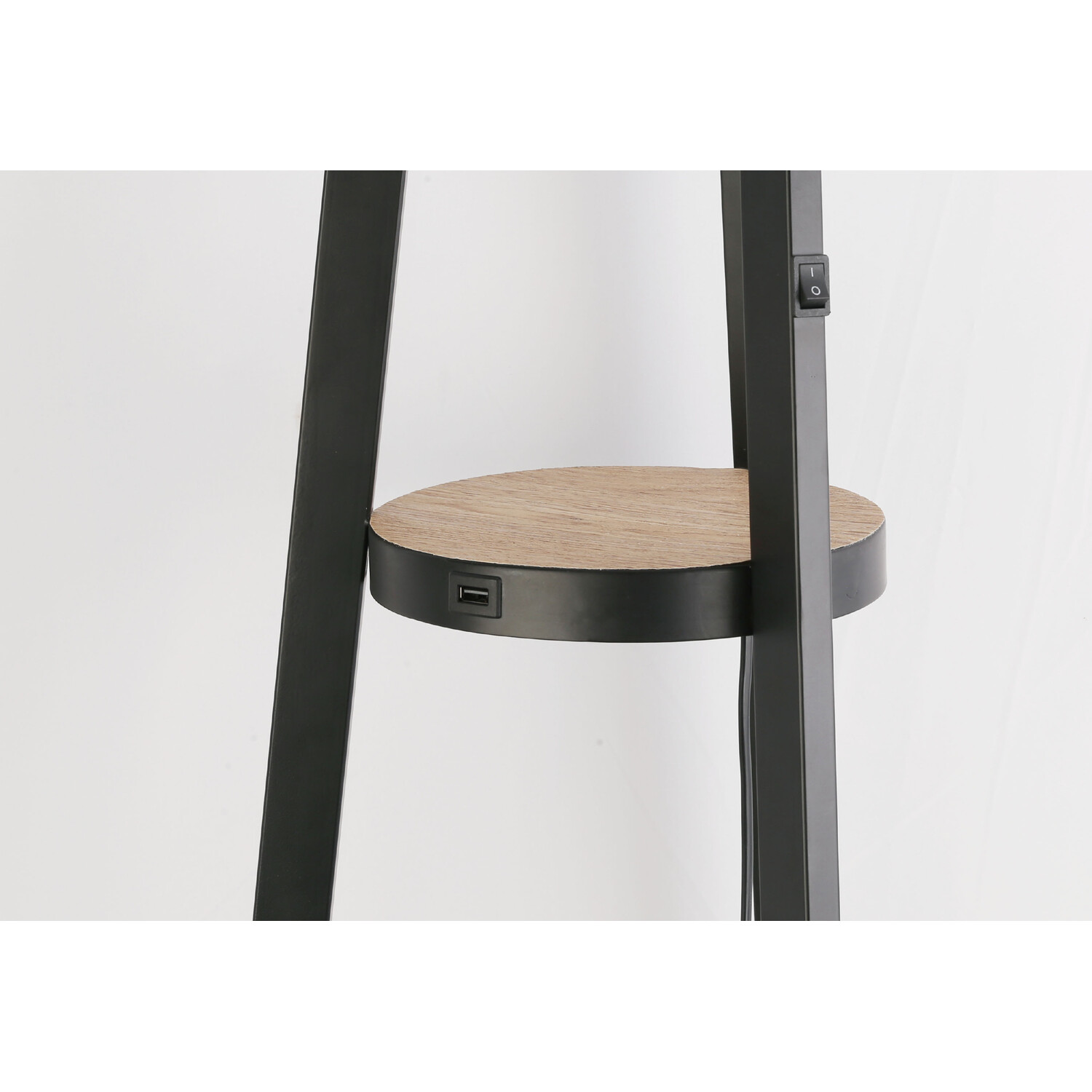 Hudson Charging Floor Light - Black and White Image 4